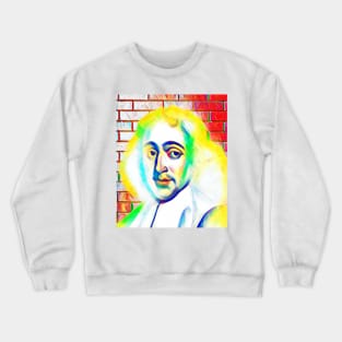 Baruch Spinoza Colourful Portrait | Baruch Spinoza Artwork 10 Crewneck Sweatshirt